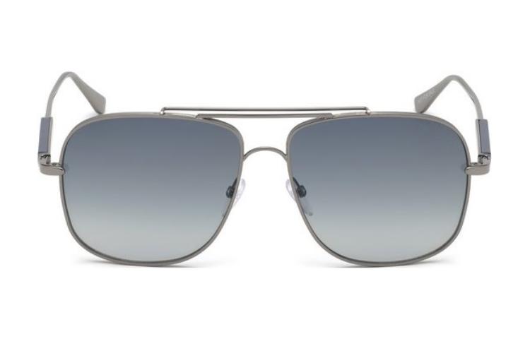 TOM FORD  Full-Frame Aviator Sunglasses Gray Metal Classic Style. FT066912W 圖 3
