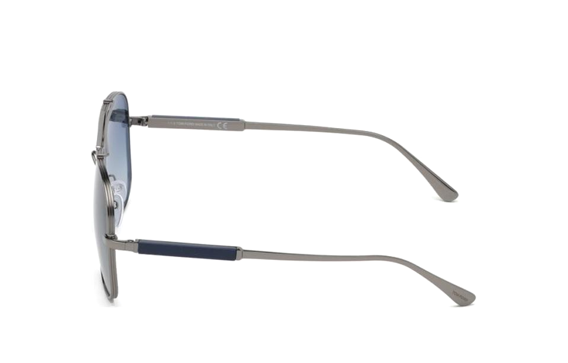 TOM FORD  Full-Frame Aviator Sunglasses Gray Metal Classic Style. FT066912W 圖 5