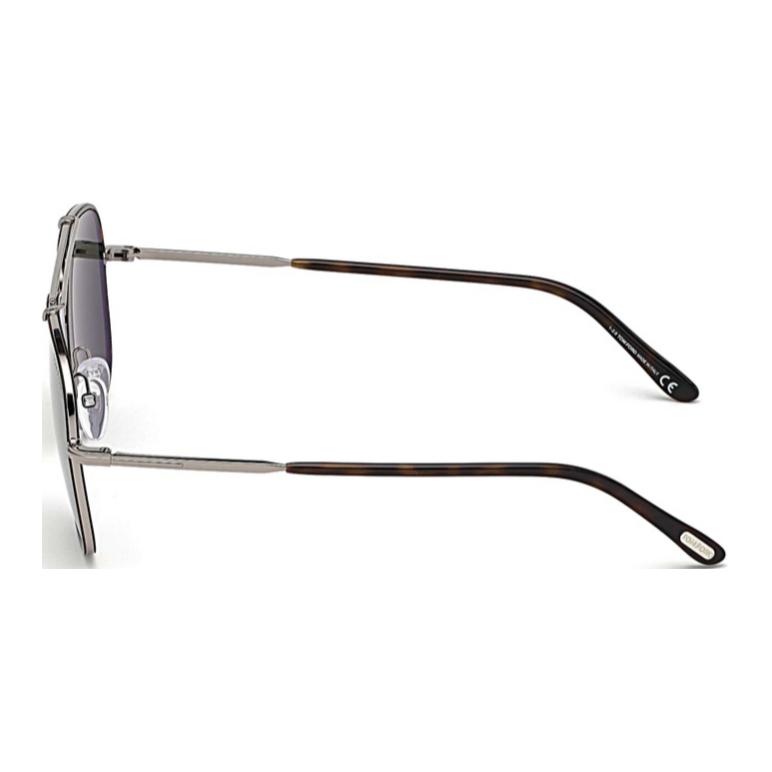 TOM FORD  Silver Irregular Metal Logo Sunglasses FT0693 圖 3