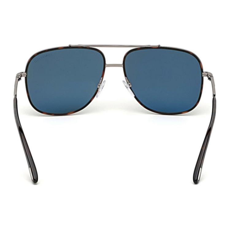 TOM FORD  Silver Irregular Metal Logo Sunglasses FT0693 圖 4