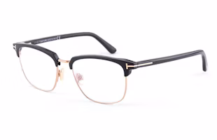 Lookbook Gafas Ópticas Rectangulares Tom Ford Unisex Negro Ajustables con Montura Metálica. TF5683B-001