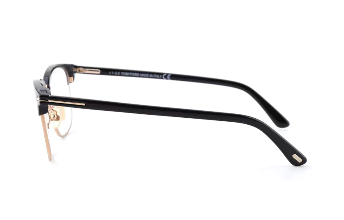 Purchase トムフォード 調節可能処方用 メタルフレーム 黒 ユニセックス 四角形眼鏡 TF5683B-001