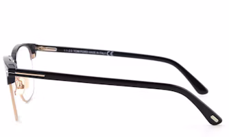 Purchase Gafas Ópticas Rectangulares Tom Ford Unisex Negro Ajustables con Montura Metálica. TF5683B-001