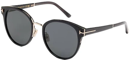 TOM FORD Black Acetate Sunglasses Unisex Irregular Shape with Logo Design. TF1138K5501A TOM FORD Black Acetate Sunglasses Unisex Irregular Shape with Logo Design. TF1138K5501A