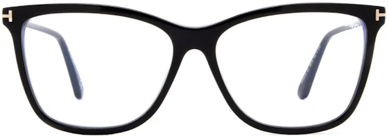 TOM FORD Black Butterfly Acetate Metal Optical Glasses Frame FT5824B001 TOM FORD Black Butterfly Acetate Metal Optical Glasses Frame FT5824B001