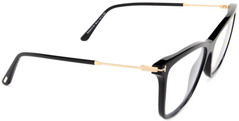 TOM FORD Bingkai Kaca Mata Optikal Rangka Besi Kupu-Kupu Hitam FT5824B001 Lookbook TOM FORD Bingkai Kaca Mata Optikal Rangka Besi Kupu-Kupu Hitam FT5824B001