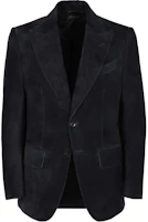 TOM FORD Blue Single-Breasted Long-Sleeve Blazer Jacket LJT003LMS001S23-HB825 TOM FORD Blue Single-Breasted Long-Sleeve Blazer Jacket LJT003LMS001S23-HB825