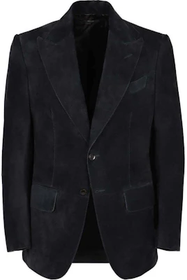 TOM FORD 藍色單排釦長袖西裝外套 LJT003LMS001S23-HB825 Buy TOM FORD 藍色單排釦長袖西裝外套 LJT003LMS001S23-HB825