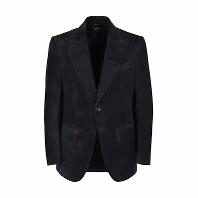 TOM FORD Blue Single-Breasted Long-Sleeve Blazer Jacket LJT003LMS001S23-HB825