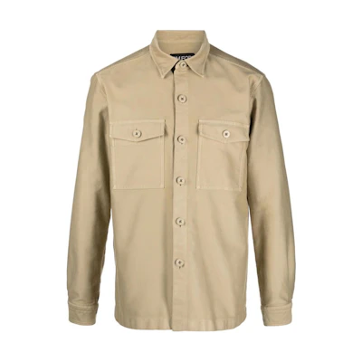 TOM FORD Classic Long-Sleeve Button Jacket with Pocket - Brown 4FT69994GGNW-K06