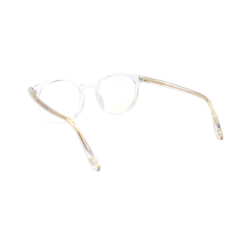 Shop Tom Ford FT5796-K-B 圓形光學眼鏡 男女時尚潮流眼鏡 TF5796-K-B 026