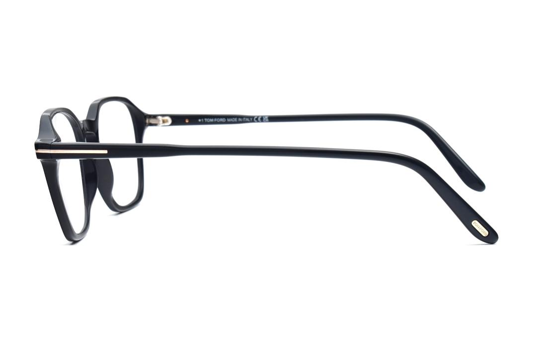 Shop TOM FORD 全框板材方框光學眼鏡 男女皆宜 黑色 FT5804001