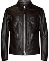 TOM FORD Glossy Lapel Jacket Black LBS036LMG001S23-KB781 TOM FORD Glossy Lapel Jacket Black LBS036LMG001S23-KB781
