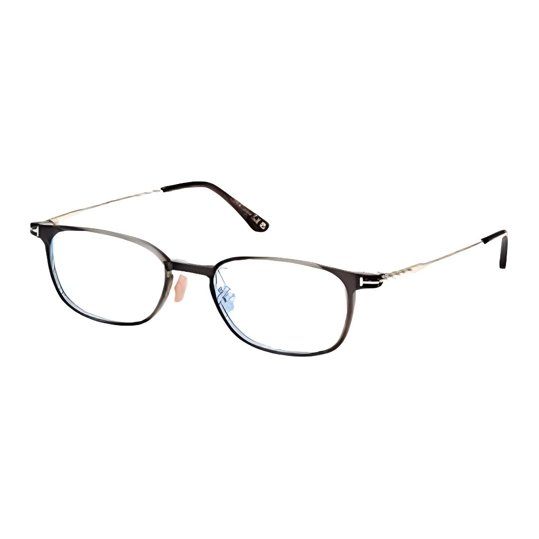 TOM FORD Gray Rectangular Optical Glasses Unisex Couples Style with Logo Temples FT5923-K-B53057 圖 2