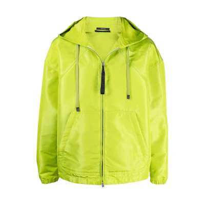 TOM FORD Green Solid Drawstring Hooded Casual Jacket TFO559BW087V02