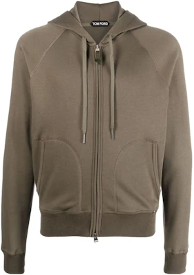 TOM FORD Hoodie Khaki Warna Pepejal dengan Zip dan Lengan Panjang JDL002JMC012F23FG799 Buy TOM FORD Hoodie Khaki Warna Pepejal dengan Zip dan Lengan Panjang JDL002JMC012F23FG799