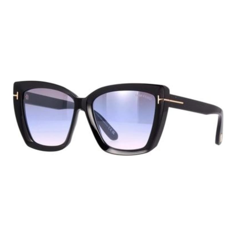 TOM FORD Logo Irregular Sunglasses Unisex Couple Style Black/Multicolor 76843178 圖 2