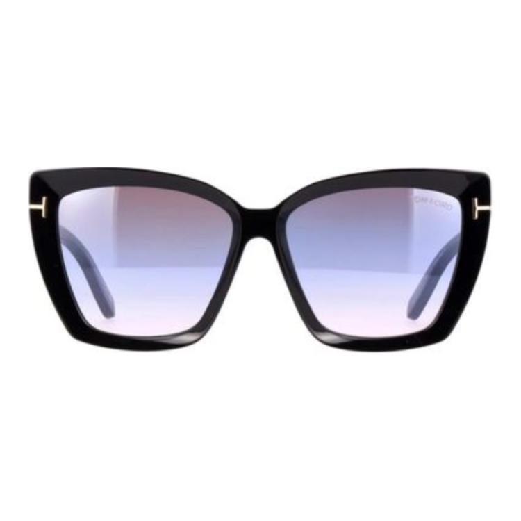 TOM FORD Logo Irregular Sunglasses Unisex Couple Style Black/Multicolor 76843178 圖 3