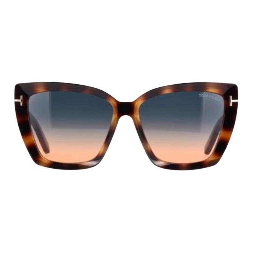 TOM FORD Logo Irregular Sunglasses Unisex Couple Style Black/Multicolor 76843178 圖 6