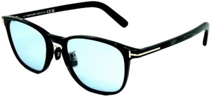 TOM FORD Oval Sunglasses Unisex Black with Letter Detail TF5918DB001BLUE TOM FORD Oval Sunglasses Unisex Black with Letter Detail TF5918DB001BLUE