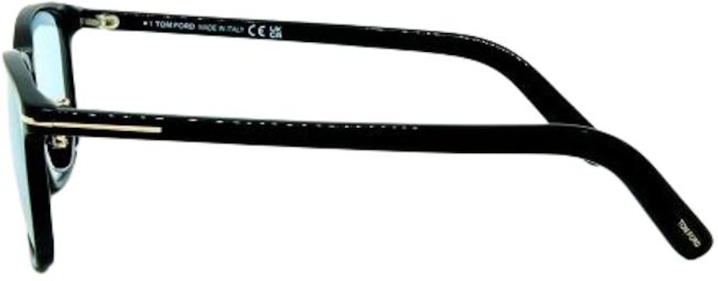 TOM FORD 橢圓形太陽眼鏡 男女適用 黑色款 字母細節 TF5918DB001BLUE Shop TOM FORD 橢圓形太陽眼鏡 男女適用 黑色款 字母細節 TF5918DB001BLUE