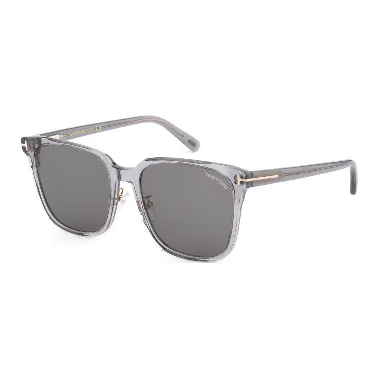 Tom Ford Prescription-Ready TF Square Sunglasses Unisex Couple Style Gray with Logo. TF891K-20A