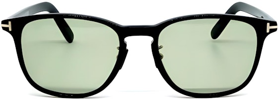 TOM FORD Rectangle Sunglasses Black Unisex Couple Design with Lettered Temples TF5918DB001MG TOM FORD Rectangle Sunglasses Black Unisex Couple Design with Lettered Temples TF5918DB001MG