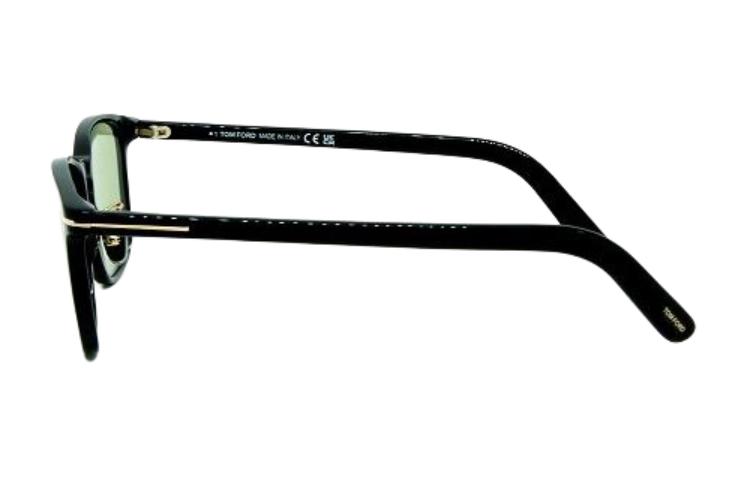 Details for TOM FORD 長方形黑色墨鏡 男女皆宜 情侶款 帶字母鏡腳 TF5918DB001MG