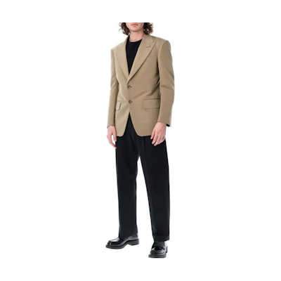 TOM FORD Slim Fit Button Jacket Beige for Men 23PJHCP01CSS01IG710