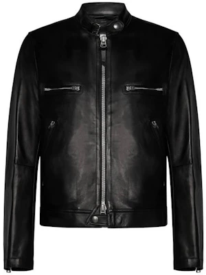 TOM FORD 修身版拉鍊外套 黑色 LXR009LMN003S23LB999 Buy TOM FORD 修身版拉鍊外套 黑色 LXR009LMN003S23LB999