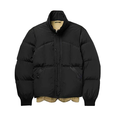 TOM FORD Solid Color Black Short Jacket with Stand Collar 437698010958-99004
