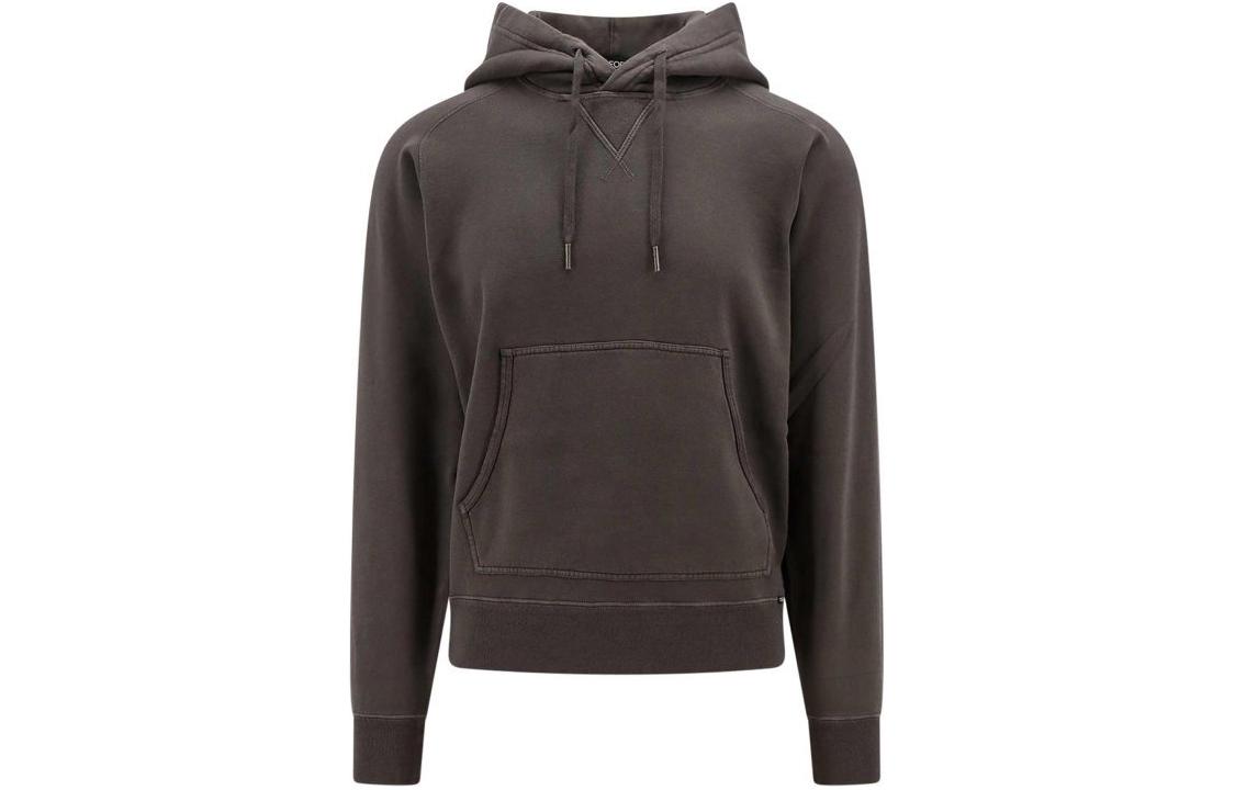 TOM FORD Solid Color Brown Pullover Hoodie JOL001JMC006S23IG710