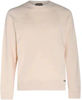 TOM FORD Solid Color Crewneck Long Sleeve Sweatshirt White JCL001JMC006-AW100 TOM FORD Solid Color Crewneck Long Sleeve Sweatshirt White JCL001JMC006-AW100
