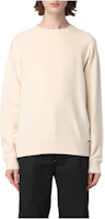 TOM FORD Solid Color Crewneck Pullover Long Sleeve Sweatshirt Men Off-White JCL001JMC006S23-AW100 TOM FORD Solid Color Crewneck Pullover Long Sleeve Sweatshirt Men Off-White JCL001JMC006S23-AW100