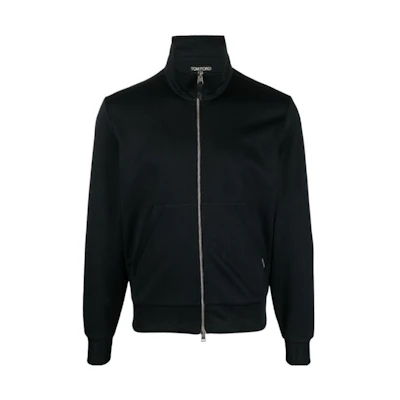 TOM FORD Solid Color High-Neck Zip Casual Jacket JZL001JMN001S23