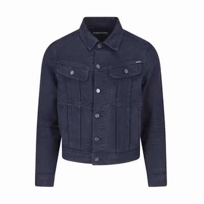 TOM FORD Solid Color Single-Breasted Jacket - Navy Blue DJI001DMC037S24-HB825