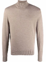 TOM FORD Solid Color Turtleneck Long Sleeve Sweatshirt Khaki BYM94TFK122N04 TOM FORD Solid Color Turtleneck Long Sleeve Sweatshirt Khaki BYM94TFK122N04