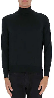 TOM FORD 純色高領套頭黑色運動衫 BYY23TFK322102 Buy TOM FORD 純色高領套頭黑色運動衫 BYY23TFK322102