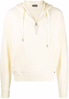TOM FORD Solid White Long-Sleeve Hoodie for Men TFJ240BY265G42 TOM FORD Solid White Long-Sleeve Hoodie for Men TFJ240BY265G42