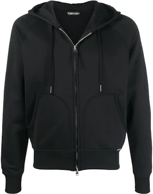 톰 포드 SS22 솔리드 컬러 드로스트링 집업 후디 재킷 블랙 BZ299TFJ272-K09 Buy 톰 포드 SS22 솔리드 컬러 드로스트링 집업 후디 재킷 블랙 BZ299TFJ272-K09
