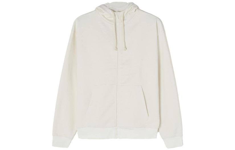 TOM FORD SS22 Solid Color Zip Hoodie Jacket White - TFJ272BZ299-N01