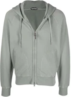 TOM FORD SS22 Solid Drawstring Hoodie Jacket - Gray BZ265TFJ986-T43 TOM FORD SS22 Solid Drawstring Hoodie Jacket - Gray BZ265TFJ986-T43