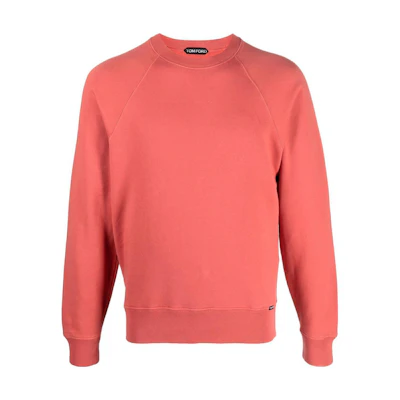 TOM FORD SS23 Solid Color Raglan Long Sleeve Sweatshirt Red Men JCL001JMC006S23-DP510