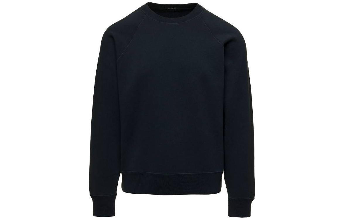 TOM FORD SS23 Solid Color Raglan Sweatshirt Black JCL001JMC006-LB999