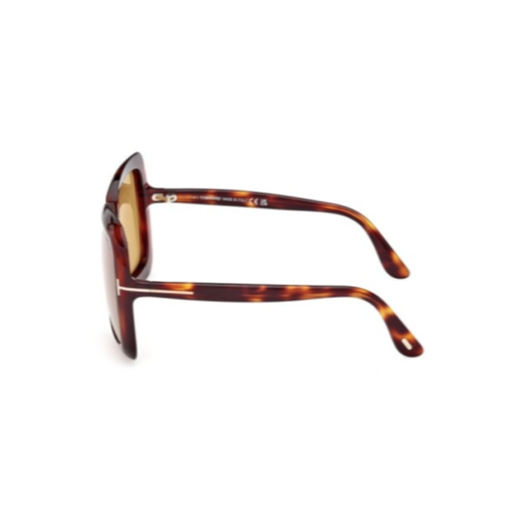 Tom Ford TF Acetate Butterfly Sunglasses Brown  with Logo on Temples FT1156S 圖 4