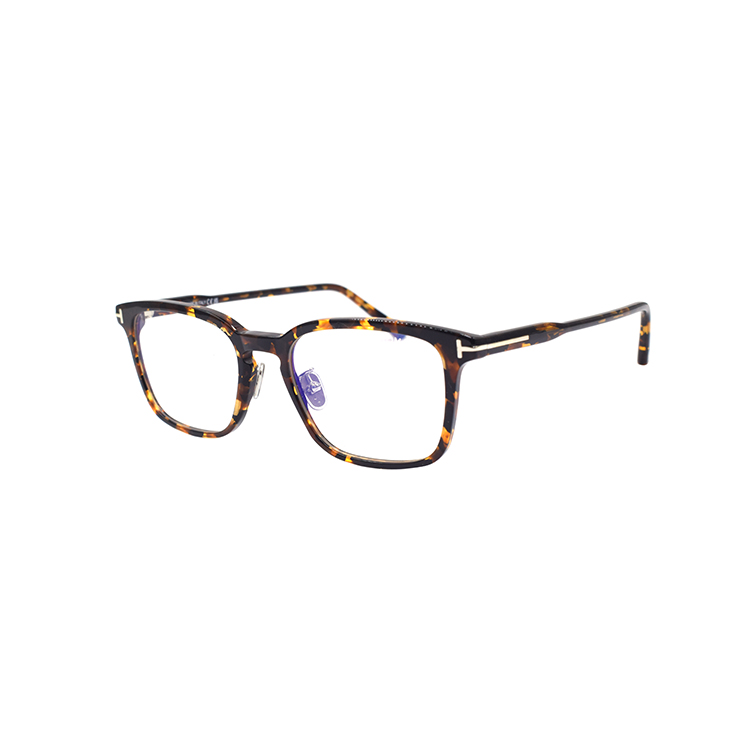 Tom Ford TF Acetate Rectangular Optical Frame for Men in Tortoiseshell Color TF5928-D-B-056