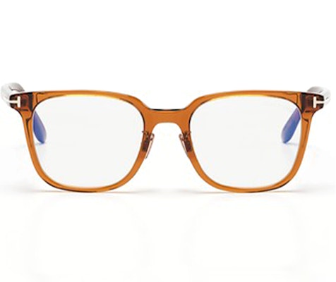 湯姆福特 TF 方形醋酸板光學眼鏡 黃色 情侶款 男女適用 TF5921KB51045 Lookbook 湯姆福特 TF 方形醋酸板光學眼鏡 黃色 情侶款 男女適用 TF5921KB51045