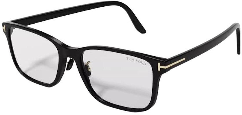 汤姆福特TF黑色光学眼镜,非规则镜框,中性情侣款,正面T标志。 TF5926-D-B_001_55 Order 汤姆福特TF黑色光学眼镜,非规则镜框,中性情侣款,正面T标志。 TF5926-D-B_001_55