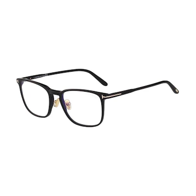 Tom Ford TF Black Square Optical Glasses Unisex Acetate Frame Eyewear for Couples. TF5918DB001