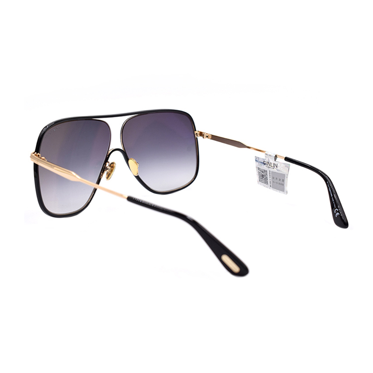 Shop Gafas de Sol Unisex Tom Ford TF Board Member Piloto Negro Viaje Festivo TF841 28B